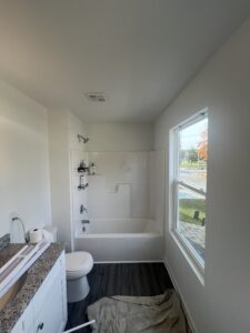 Residential painter in Jackson Michigan interior wall painting and finishing