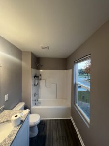 Residential painter in Jackson Michigan interior wall painting and finishing