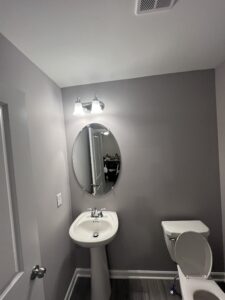 Residential painter in Jackson Michigan interior wall painting and finishing